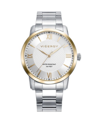 Reloj Viceroy Hombre 41145-83 Acero Bicolor Dorado