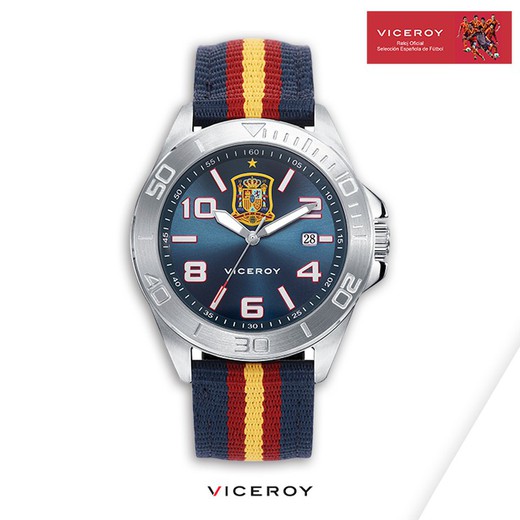 Relógio masculino Viceroy 42227-35 Seleção Espanhola de Futebol