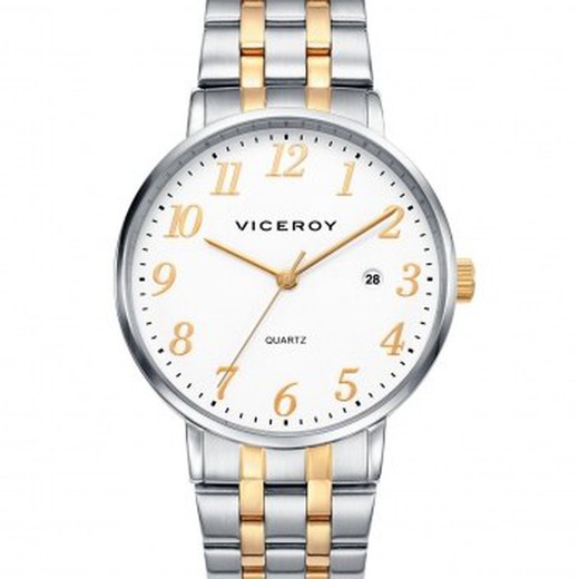 Relógio masculino Viceroy 42235-94 bicolor em aço