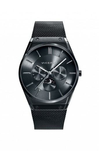 Męski zegarek Viceroy 42245-57 Stalowo-czarny