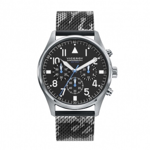 Viceroy Men's Watch 46805-94 Black Camouflage Mat