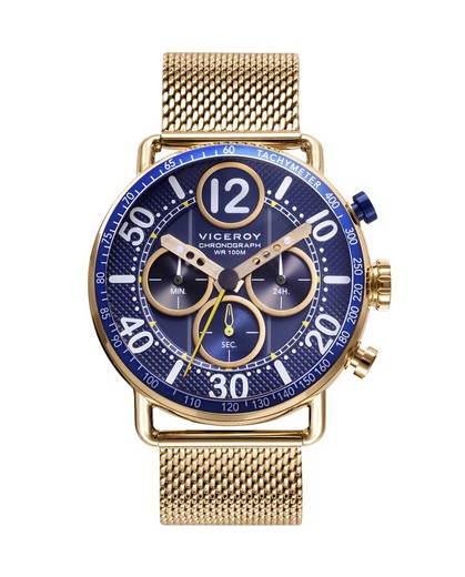 Reloj Viceroy Hombre 46817-34 Dorado Esterilla