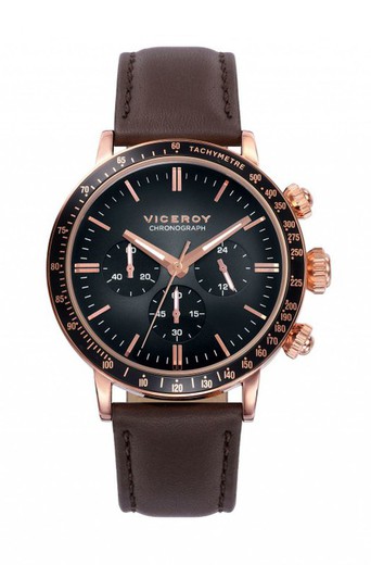 Ανδρικό ρολόι Viceroy 471011-57 Magnum Brown Leather