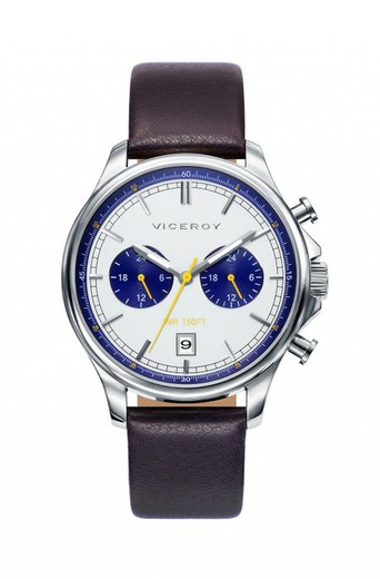 Ανδρικό ρολόι Viceroy 471025-17 καφέ δέρμα