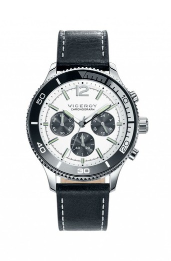Viceroy Men's Watch 471067-07 Magnum Black Leather