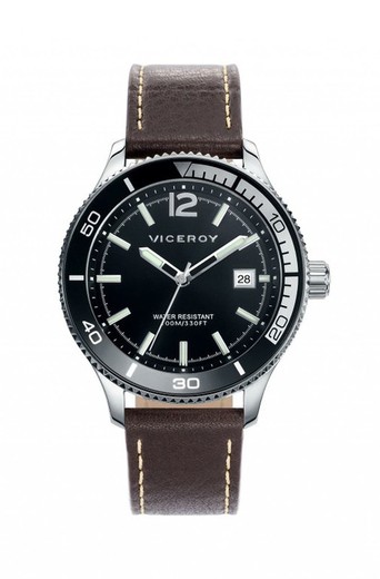 Ανδρικό ρολόι Viceroy 471069-57 Magnum Brown Leather