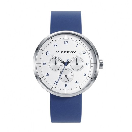 Męski zegarek Viceroy 471211-04, niebieski silikon