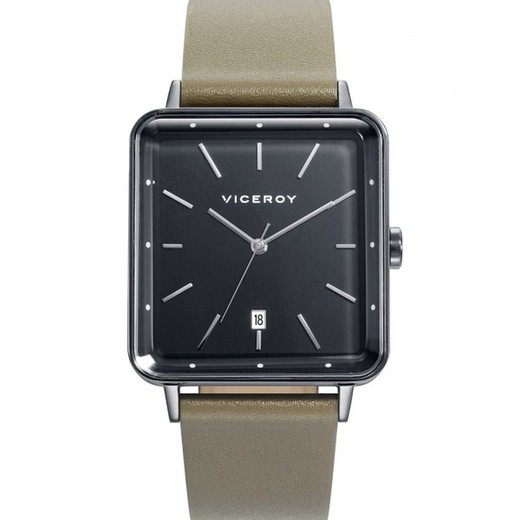 Viceroy Men's Watch 471215-57 Green Leather