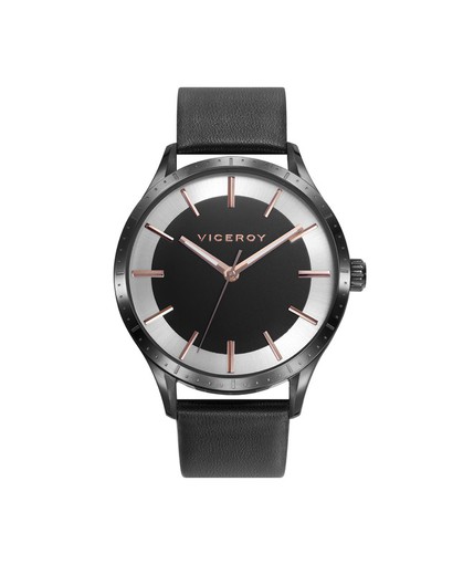 Viceroy Men's Watch 471321-17 Black Leather