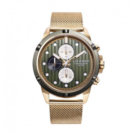 Reloj Viceroy Hombre 471329-67 Dorado Esterilla