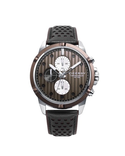 Viceroy Men's Watch 471331-47 Black Leather