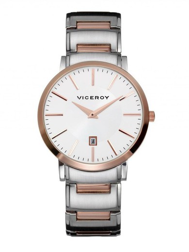 Viceroy Men's Watch 47783-97 Luxury Bicolor Pink