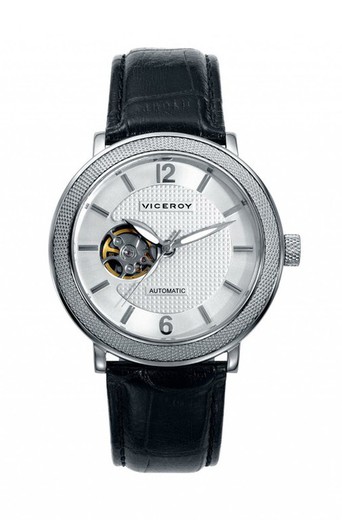 Viceroy Men's Watch 47825-85 Automatic Black Leather