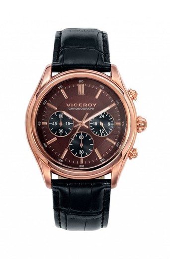 Viceroy Men's Magnum Leather Watch 432287-47