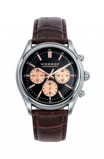 Męski skórzany zegarek Viceroy Magnum 432287-57