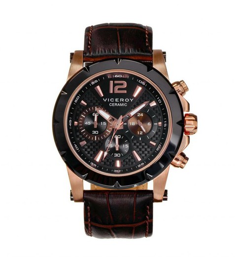 Viceroy Men's Magnum Leather Watch 47793-95