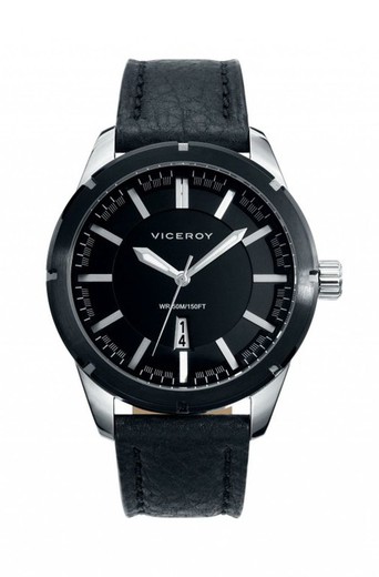 Viceroy Men's Magnum Leather Watch 47805-57