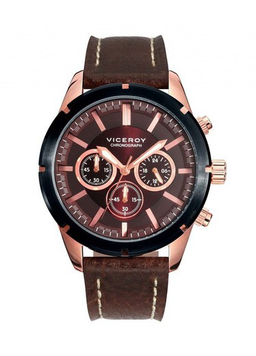 Viceroy Men's Magnum Leather Watch 47807-57
