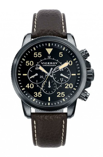 Viceroy Men's Magnum Leather Watch 47833-04