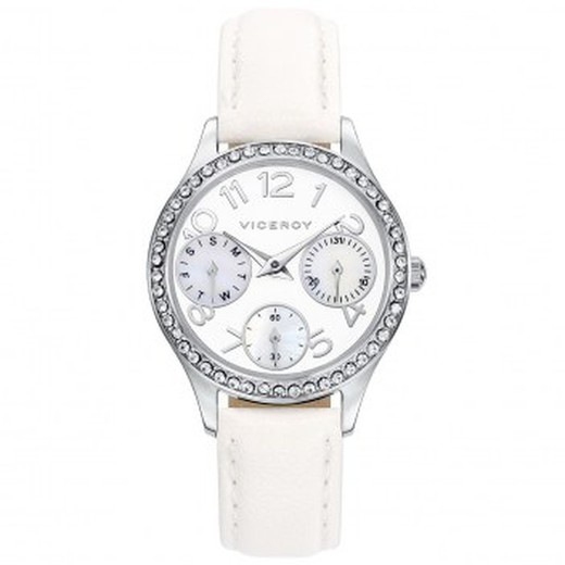 Viceroy Children's Watch 42264-05 White Leather