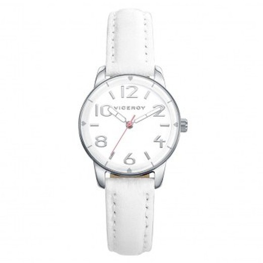 Viceroy Children's Watch 461056-05 White Leather