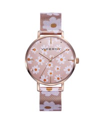 Viceroy Ladies Watch 401140-77 Mat Pink Flowers