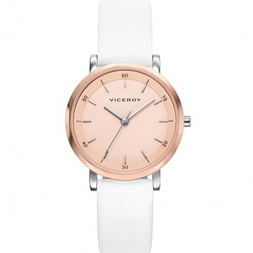 Viceroy Ladies Watch 40956-97 Couro Branco