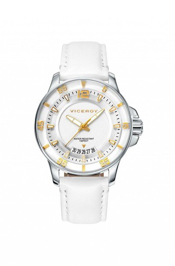 Montre Femme Viceroy 42216-05 Icon Leather Blanc