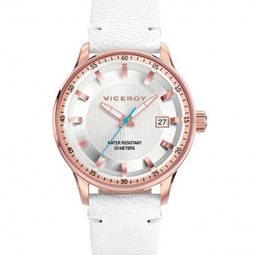 Zegarek damski Viceroy 42292-97 Skórzany biały