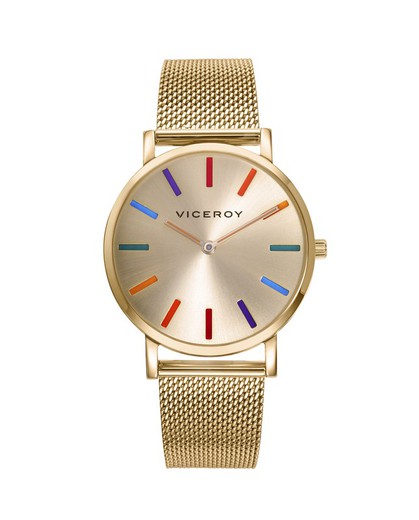 Reloj Viceroy Mujer 42422-97 Dorado Esterilla