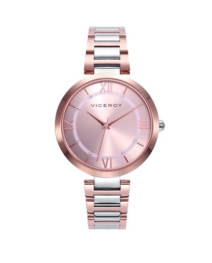 Viceroy Woman Watch 42428-73 Bicolor Sølv Pink