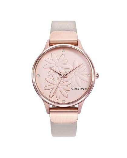 Viceroy Ladies Watch 461118-97 Pink Leather