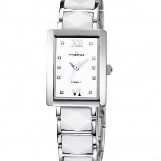 Reloj Viceroy Mujer 47606-03 Cerámica Blanca