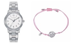 Reloj Viceroy Nińa 401286-04 Acero + Pulsera Plata Corazones