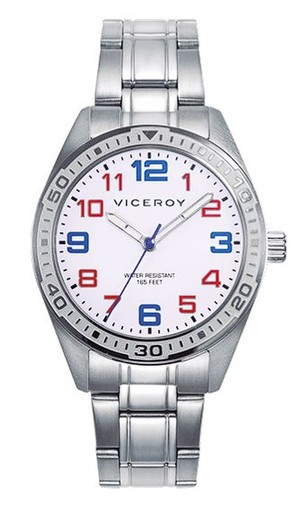 Reloj Viceroy Nińo 401349-04 Acero + Pulsera Trenzada