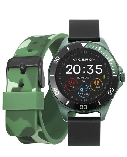 Reloj Viceroy Smartwatch 41115-60 Sport Negro Verde