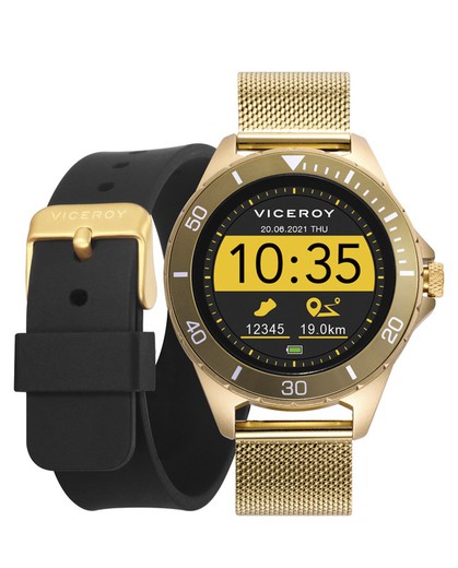 Viceroy Smartwatch 41115-90 Gold Mat Sport Black