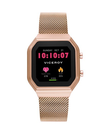 Viceroy Smartwatch 41121-70 Mesh Mat Rosa