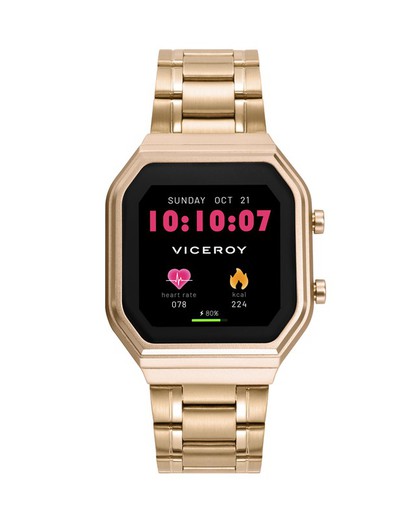 Viceroy Smartwatch 41121-90 Stahl Rosa