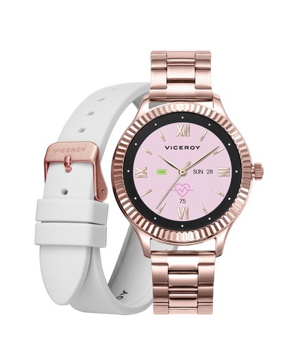 Viceroy Smartwatch Pro Γυναικείο Ρολόι 401152-70 Ροζ
