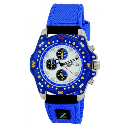 Reloj Xernus Hombre HR9013A Nylon Azul