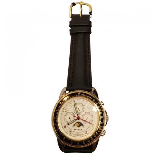 Reloj Xernus Hombre UM-93227 Piel Negra