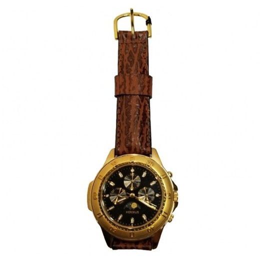 Reloj Xernus Hombre UM-93238 Piel Marrón