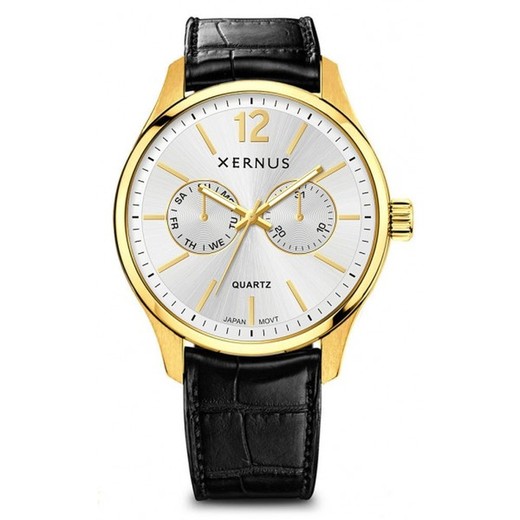 Reloj Xernus Hombre XE2002-5 Piel Negra