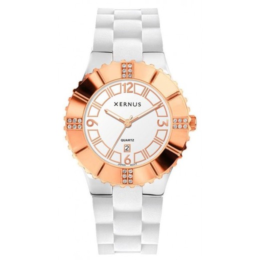 Reloj Xernus Mujer XE2004-5 Sport Blanco Circonitas