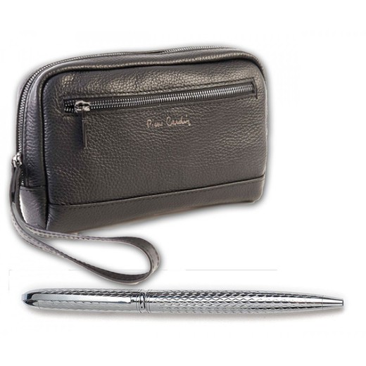 Set Bolso 22,5x14x5,5cm + Bolígrafo Pierre Cardin PCD0310/4P Acero