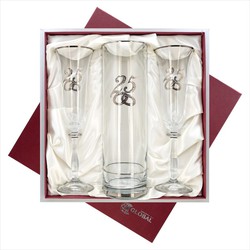 Set Jarrón+Copas Conmemorativo GA4251V Alianzas 25 Años