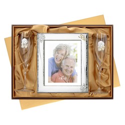 Set Portafotos+Copes Commemoratiu 15x20cm EV9153/03C Aliances 50 Anys