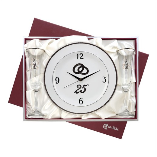 Set Reloj+Copas Conmemorativo GA4253V Alianzas 25 Años