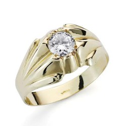 Solitaire en or 9 carats 9K19155 Cadet